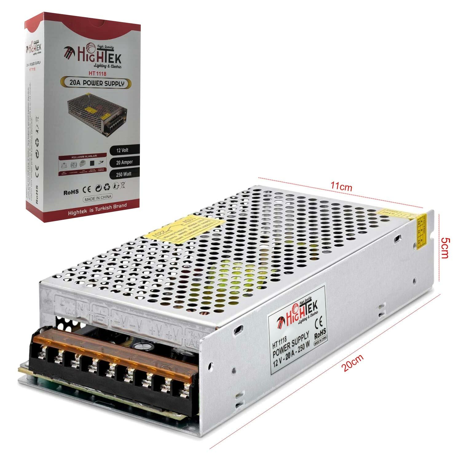 HİKTEK 12V 20 AMP ADAPTÖR